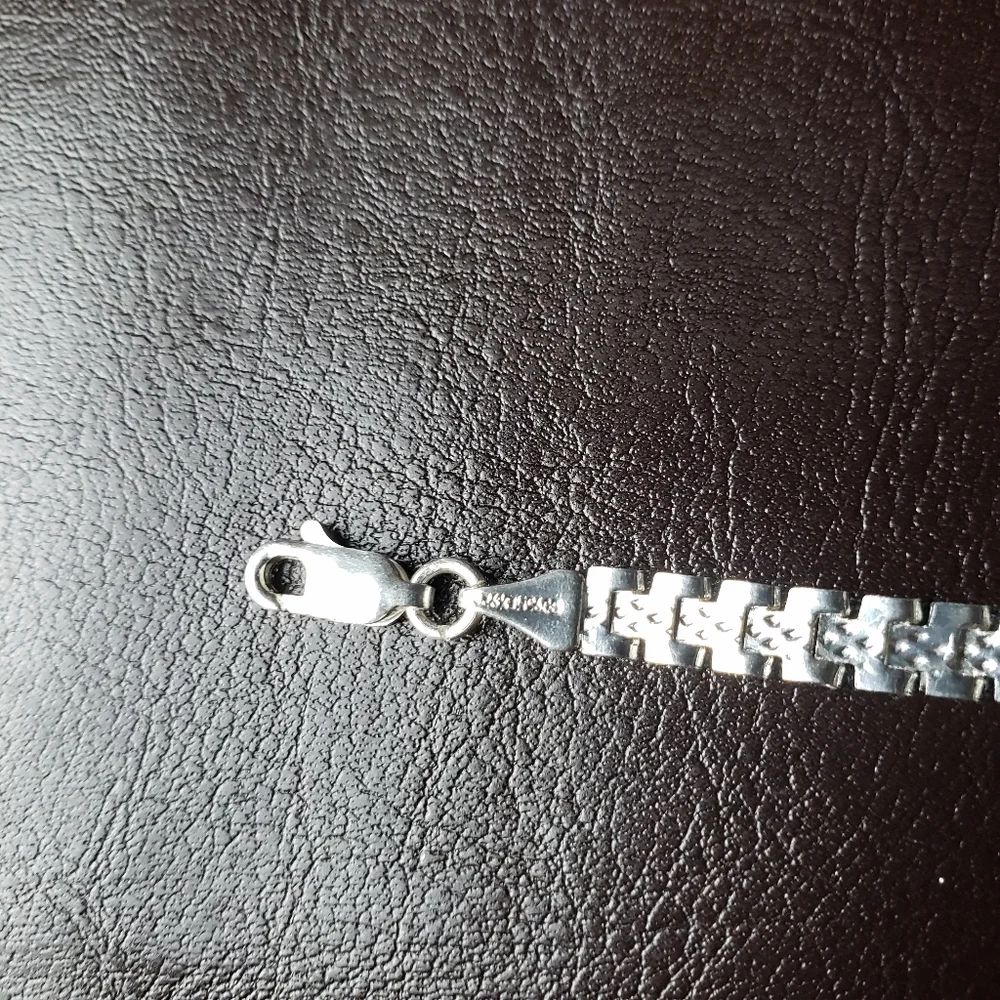 925 fine silver girl bracelet‎ with zircon stones